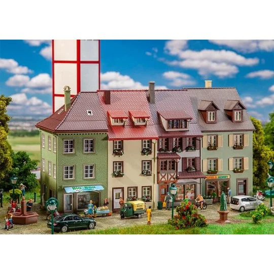 Faller_130708-Faller 130708 Model Kit, 3 Provincial Houses