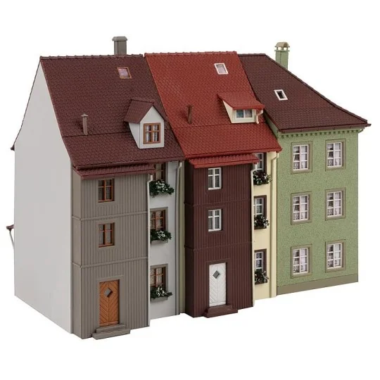 Faller 130708 Maquette, 3 Maisons provinciales Faller Faller_130708 - 3 Faller_130708-Maquette, 3 Maisons provinciales - Faller 130708