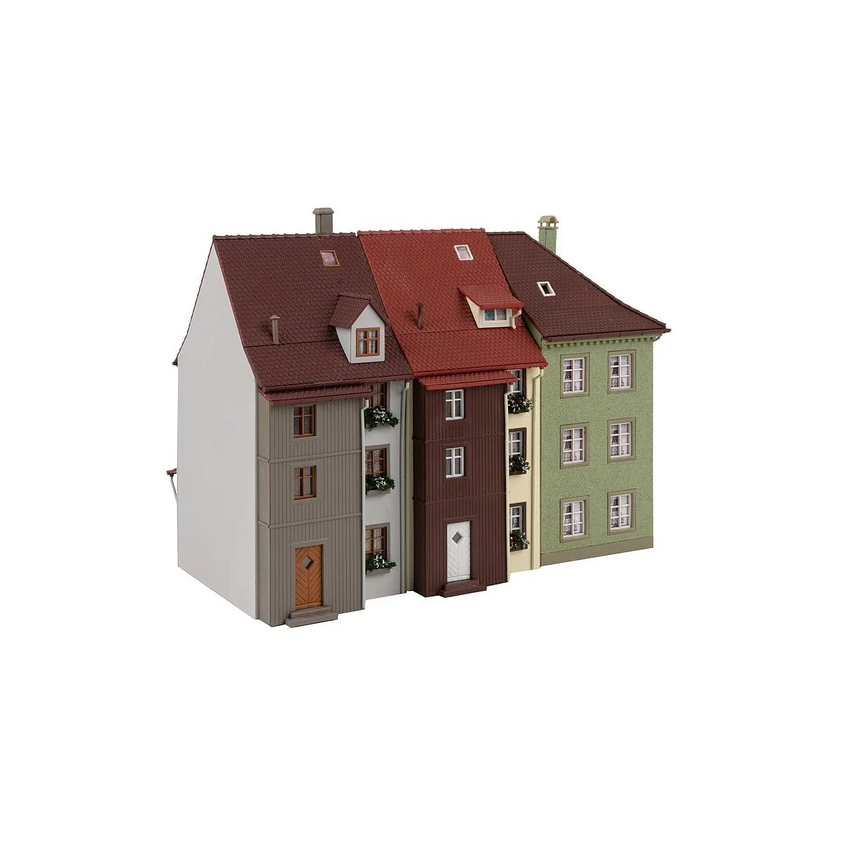 Faller 130708 Model Kit, 3 Provincial Houses Faller 130708 Model Kit, 3 Provincial Houses