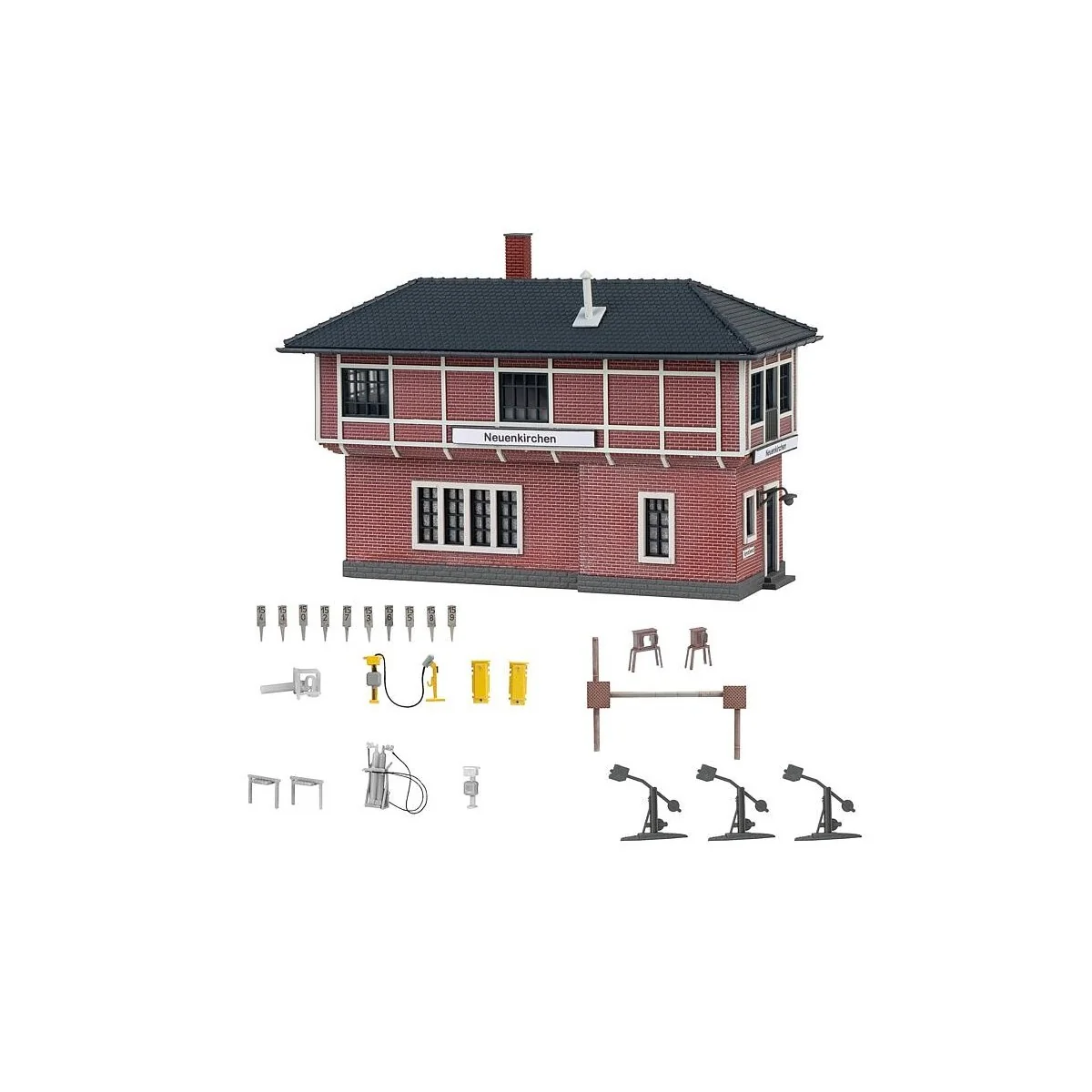 Faller 120092 Model Kit, Neuenkirchen Signal Box Faller 120092 Model Kit, Neuenkirchen Signal Box
