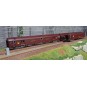 Lsm_40421-LS Models 40421 Set of 3 UIC Postal Cars, Brown PTT, PA UIC + PA UIC + Paz OCEM