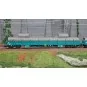 Marklin 47107 Set of 2 low-side bogie flat wagons Res, Trenitalia (FS) Marklin_47107-Marklin 47107 Set of 2 low-side bogie flat wagons Res, Trenitalia (FS)