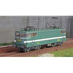 Ree Modeles MB084.S BB 9214 electric locomotive, Green, Bordeaux, w...