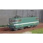 MB-084.S-Ree Modeles MB084.S BB 9214 electric locomotive, Green, Bordeaux, with sound, motorized pantographs