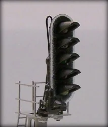 C-RVJBM-05 5-light wired target, made of metal and resin