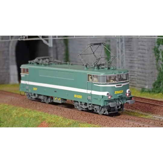 MB-086-Ree Modeles MB086 BB 9285 Electric Locomotive, Green, Paris-SO