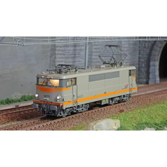 MB-087-Ree Modeles MB087 BB 9270 Electric Locomotive, Concrete, Cap Logo, Dijon-Perrigny