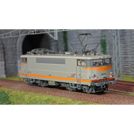 MB-087-Ree Modeles MB087 BB 9270 Electric Locomotive, Concrete, Cap Logo, Dijon-Perrigny