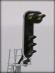 C-RVJ-05 5-light wired target, made of metal and resin