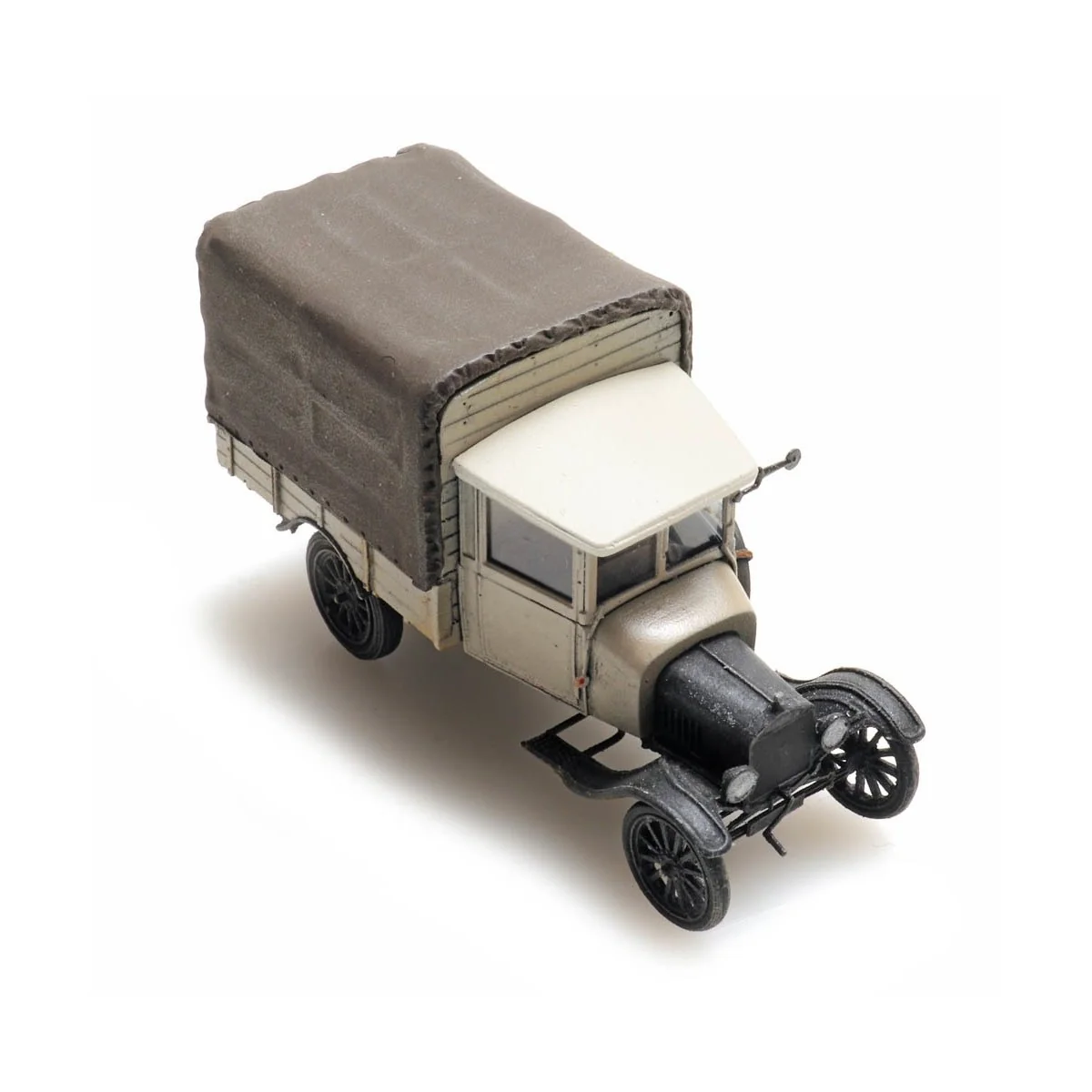 Artitec 387.470 Ford TT Grey Tarpaulin Truck - Arti_387.470