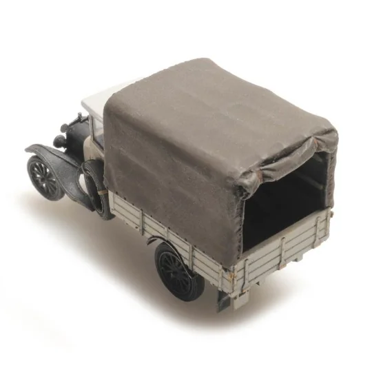 Arti_387.470-Artitec 387.470 Camion Ford TT gris bâché