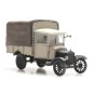 Arti_387.470-Artitec 387.470 Ford TT Grey Tarpaulin Truck