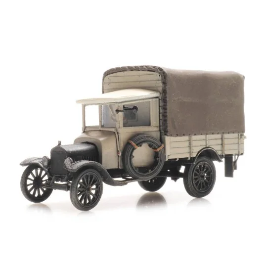 Arti_387.470-Artitec 387.470 Camion Ford TT gris bâché