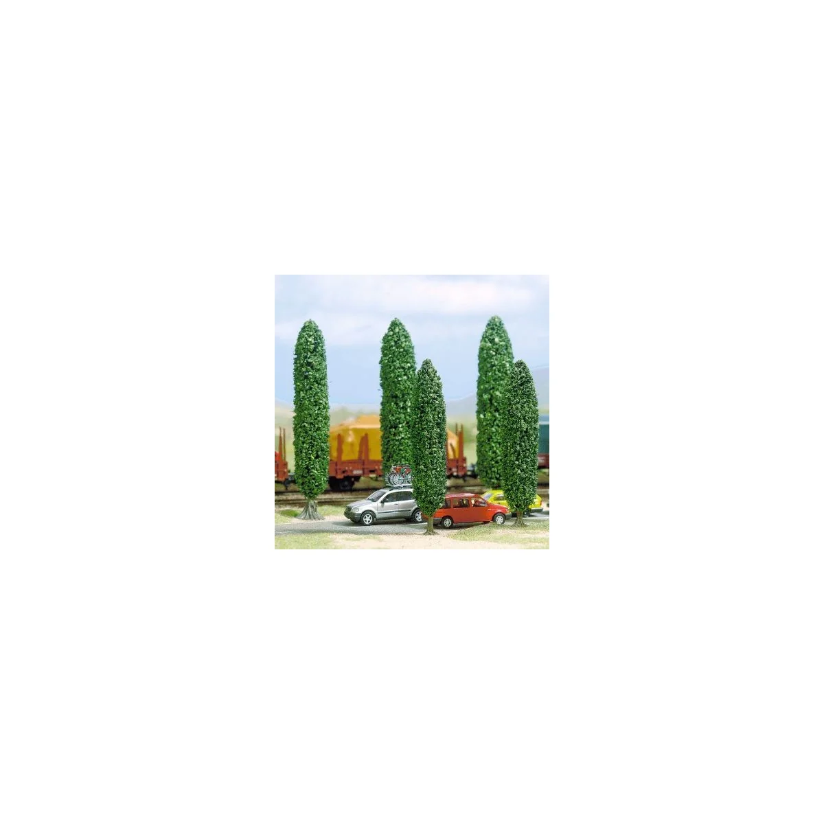 Busch 6228 Arbres, cyprès x5 Busch Busch_6228 - 1