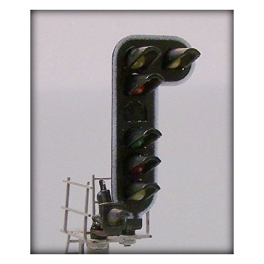 C-RVJ-06-C-RVJ-06 6-light wired target, made of metal and resin