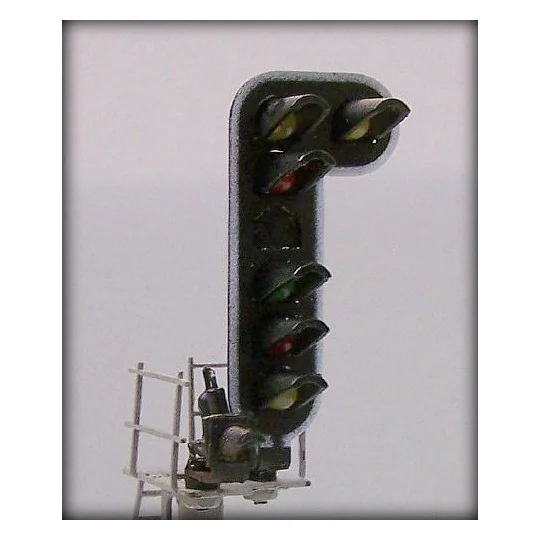 C-RVJ-06 6-light wired target, made of metal and resin C-RVJ-06-C-RVJ-06 6-light wired target, made of metal and resin