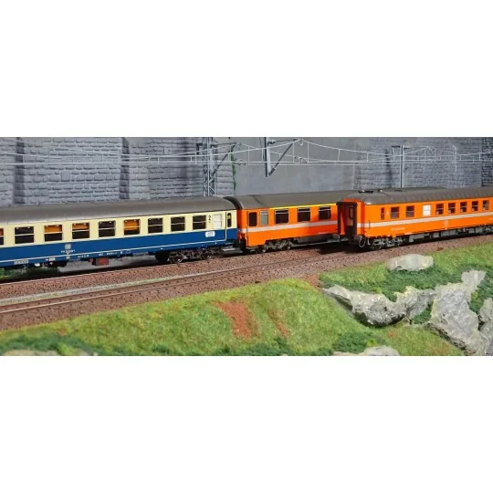 MW_1907-Models World 1907 Set of 8 Carriages Paris-Amsterdam, WR / I6 / Bm, DB - SNCB