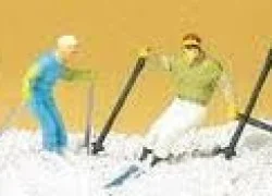 Preiser 10313 Characters, ski descent