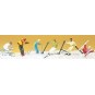 Preiser 10313 Characters, ski descent - Preiser - PREISER_10313 PREISER_10313-Preiser 10313 Characters, ski descent - PREISER_10313