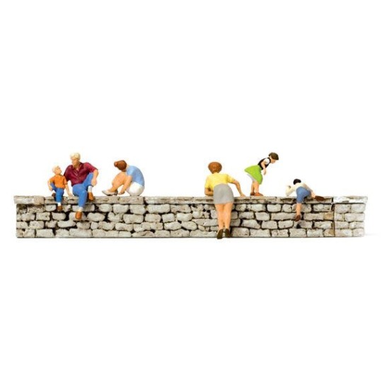 Preiser 10615 Figures, on the wall - Preiser - PREISER_10615 PREISER_10615-Preiser 10615 Figures, on the wall - PREISER_10615