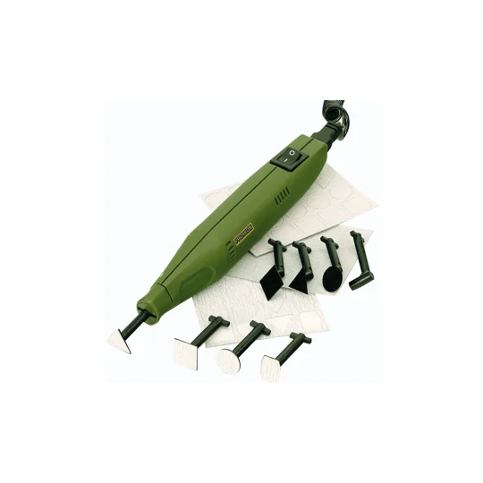 PRX-28594-PS 13 - 12V 1A Non-Rotating Linear Sander with 8 Pads + 3 Sheets Proxxon