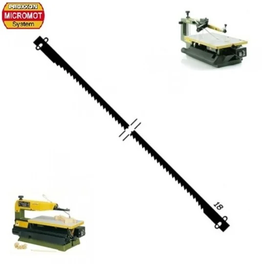 PRX-28743-Lames à ergots 127 mm, denture moyenne (18 dents sur 25mm) Proxxon