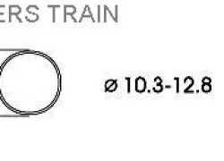 Roco 40069 Traction Tire for Locomotive 10.3 - 12.8mm x10