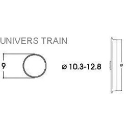 Roco 40069 Traction Tire for Locomotive 10.3 - 12.8mm x10