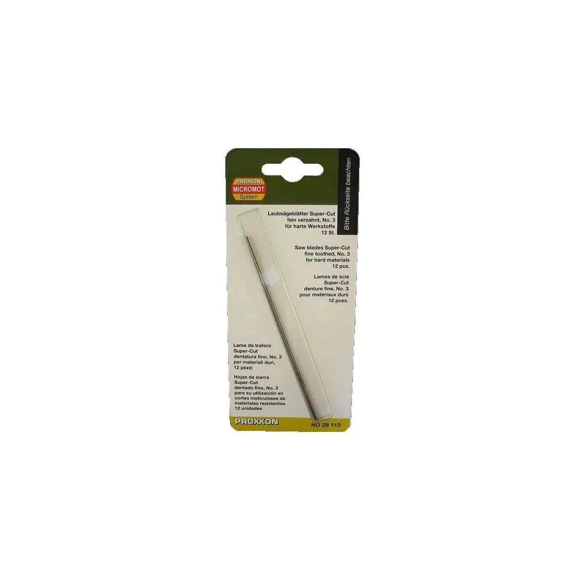 Proxxon Fine Tooth Cutting Saw Blade for Steel