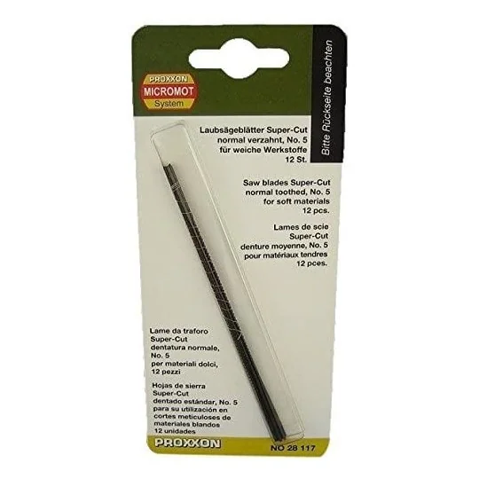 PRX-28117-Wood cutting s saw blade, Medium Tooth Proxxon