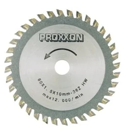 Proxxon 80mm Carbide-Tipped Saw Blade, 36 Teeth