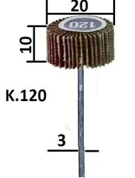 Meule à lamelles en grain normal, 20x10mm Proxxon Proxxon PRX-28984 - 1