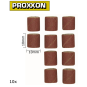 PRX-28981-Corundum abrasive cylinders 10mm grain 150 (x10) Proxxon