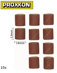 Abrasive cylinders in corundum 14mm grain 120 (x10) Proxxon - PRX-2...
