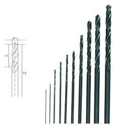 HSS drills, 10 pieces, 0.3 to 3.2 mm Proxxon - PRX-28874