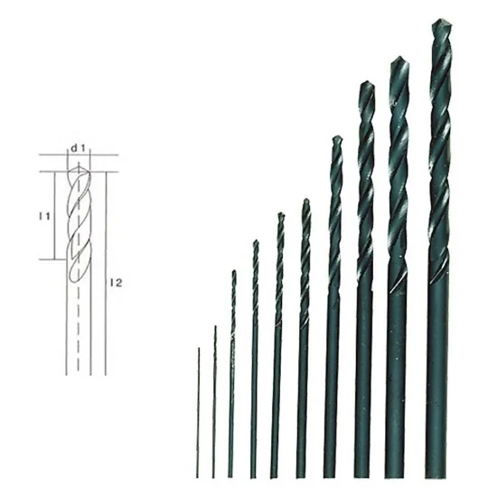 PRX-28874-Forets en HSS, 10 pièces, 0,3 à 3,2 mm Proxxon