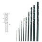 PRX-28874-HSS drills, 10 pieces, 0.3 to 3.2 mm Proxxon