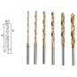 PRX-28876-HSS drills with centering tip, 6 pieces, 1.5 to 4 mm Proxxon