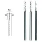 Forets HSS en acier, Ø 1.0 mm, 3 pièces Proxxon Proxxon PRX-28854 - 1 PRX-28854-Forets HSS en acier, Ø 1.0 mm, 3 pièces Proxxon - PRX-28854