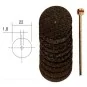 PRX-28808-22mm aluminum oxide reinforced cutting discs (x10) + Proxxon holder - PRX-28808