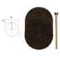 PRX-28818-38mm aluminum oxide reinforced cutting discs (x5) + Proxxon holder