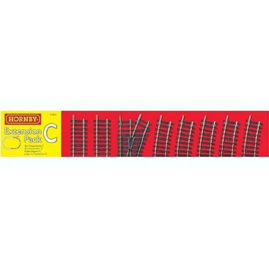 Jouef Hornby R8223 Set d'extension de voie C Jouef R8223 - 1 R8223-Jouef Hornby R8223 Set d'extension de voie C