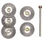 PRX-28952-Proxxon 22mm diameter steel disc brushes (x5) - PRX-28952