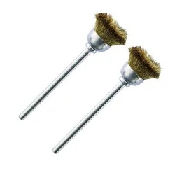Proxxon round brass paintbrush Ø 13 mm (x2) - PRX-28963