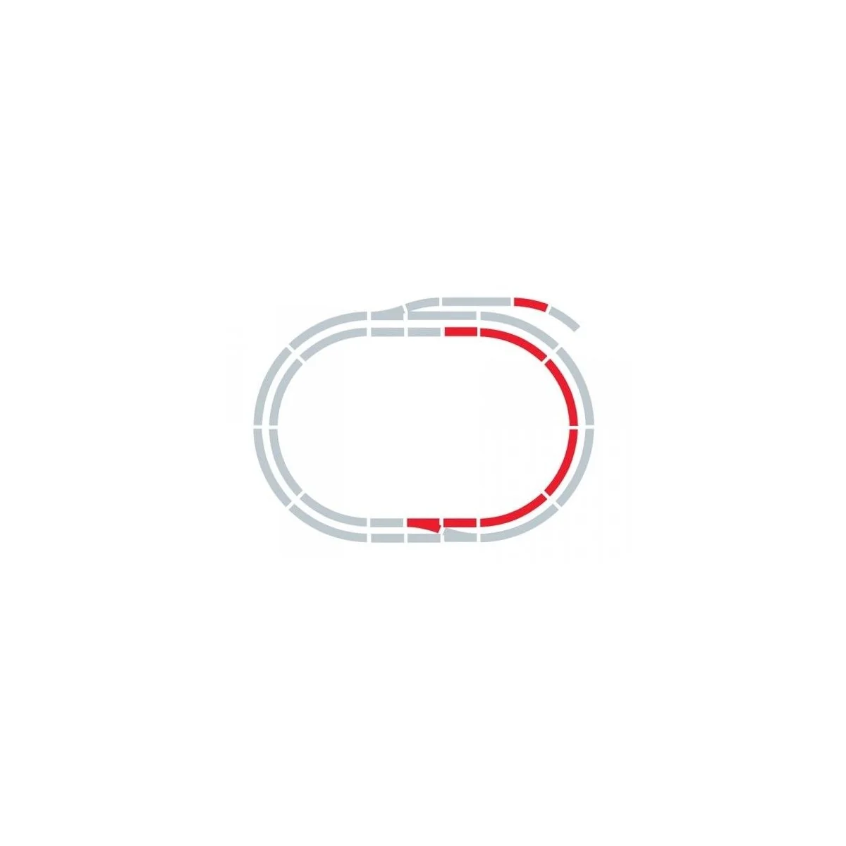 Jouef Hornby R8223 Set d'extension de voie C Jouef R8223 - 2 Jouef Hornby R8223 Set d'extension de voie C Jouef R8223 - 2