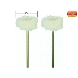 Proxxon cotton polishing discs, Ø 22mm, 2 pieces