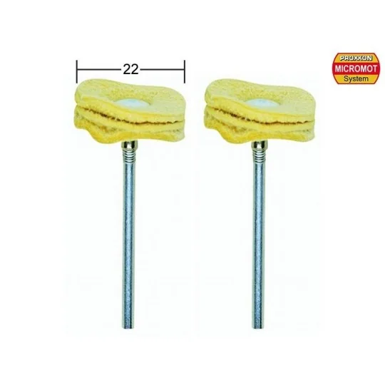 Proxxon suede polishing discs, Ø 22mm, 2 pieces PRX-28298-Proxxon suede polishing discs, Ø 22mm, 2 pieces - PRX-28298