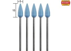 Silicone polishers ogive shape, Ø 5mm, 5 pieces Proxxon - PRX-28288