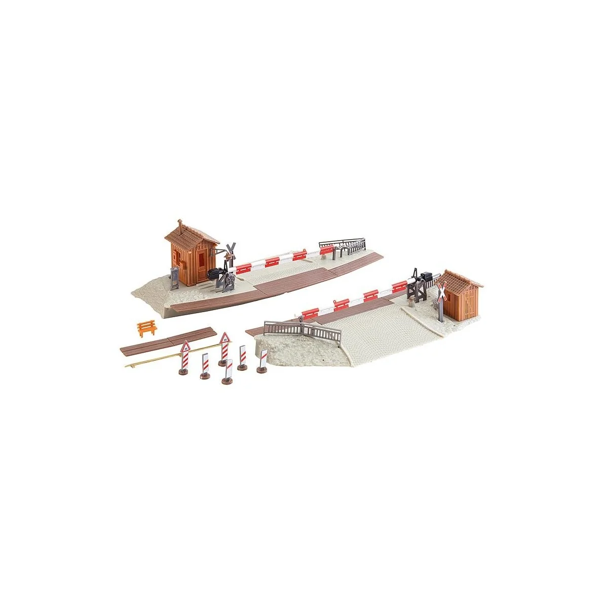 Faller 120172 Model Kit, Non-Motorized Level Crossing - Faller_120172 Faller 120172 Model Kit, Non-Motorized Level Crossing - Faller_120172