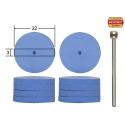 Polissoirs en silicone forme disque, Ø 22mm, 10 pièces Proxxon Proxxon PRX-28294 - 1